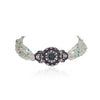 Silver Plated Valentine Quartz Zircon Choker Set