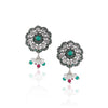 Silver Plated Valentine Quartz Zircon Choker Set
