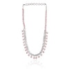 Silver Plated Valentine Zircon Necklace Set