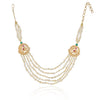 Gold Plated Valentine Citrine Necklace Set