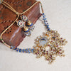 VILANDI BLUE KUNDAN CHOKER SET