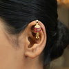 Dahlia 22k Gold Plated South Earcuff