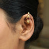 Nishu 22k Gold Plated South Earcuff