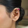 22k Gold Plated Taru Floral Earcuff