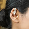 22k Gold Plated Taru Fountain Earcuff
