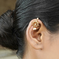 22k Gold Plated Tarika Chakra Earcuff