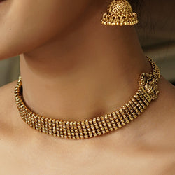 22k Gold Plated Viha Necklace Set