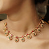 22k Gold Plated Yogeswari Necklace Set