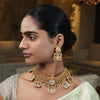 Dhrupal 22k Gold Plated Necklace Set