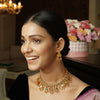 22k Gold Plated Vaidehi Necklace Set