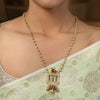 Pichwai Chand 22k Gold Plated Necklace