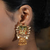 Pichwai  Dayita 22k Gold Plated Earring