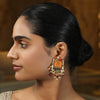 Pichwai Forum 22k Gold Plated Earring