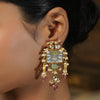 Pichwai Darika 22k Gold Plated Earring