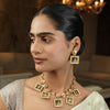 Leela 22k Gold Plated Necklace Set
