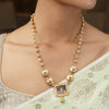 Pichwai 22k Gold Plated Necklace Set