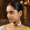 Gemstone Darshita 22k Gold Plated Choker Set