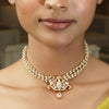 Gemstone Hemani 22k Gold Plated Choker