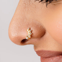 22k Gold Plated Meher Ruhani Nathni