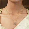 Gemstone Jaiwanti 22k Gold Plated Pendant