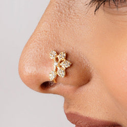 22k Gold Plated Meher Gul Nathni