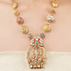 Gold Plated Poorak Kundan Ganesh Necklace Set