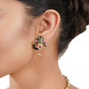 Gold Plated Poorak Peacock Necklace Set