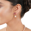Gold Plated Poorak Zircon Pearl Necklace Set