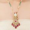 Gold Plated Poorak Kundan Necklace Set