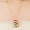 Gold Plated Poorak Kundan Flower Necklace Set