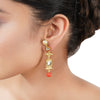 Gold Plated Poorak Kundan Heritage Necklace Set