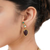 Gold Plated Poorak Kundan Heritage Necklace Set