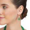 Dor Gold Plated Green Onyx Double Strand String Set
