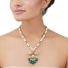 Gold Plated Poorak Maltese Zircon Necklace Set