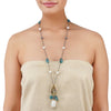 Gold Plated Ratnahaar Kundan Mother of Pearl Necklace