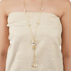 Gold Plated Ratnahaar Kundan Mother of Pearl Necklace