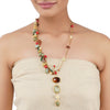 Gold Plated Ratnahaar Tiger Eye Necklace