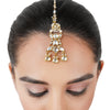 Gold Plated Kundan Tika