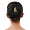 Gold  Plated Kundan Juda Pin