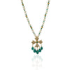 Gold Plated Poorak Maltese Zircon Necklace Set