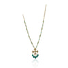 Gold Plated Poorak Maltese Zircon Necklace Set