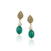 Gold Plated Poorak Maltese Zircon Necklace Set