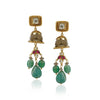 Gold Plated Poorak Kundan Heritage Necklace Set