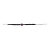 Silver Plated Poorak Ruby Iolite  Necklace Set