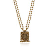 Gold Plated Poorak Kundan Folklore Necklace Set