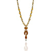 Gold Plated Poorak Citrine Heritage Necklace Set