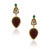 Gold Plated Poorak Kundan Heritage Necklace Set