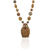Gold Plated Poorak Kundan Ganesh Necklace Set