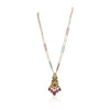 Gold Plated Poorak Kundan Necklace Set