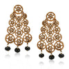 Gold Plated Poorak Zircon Black Onyx Choker Set